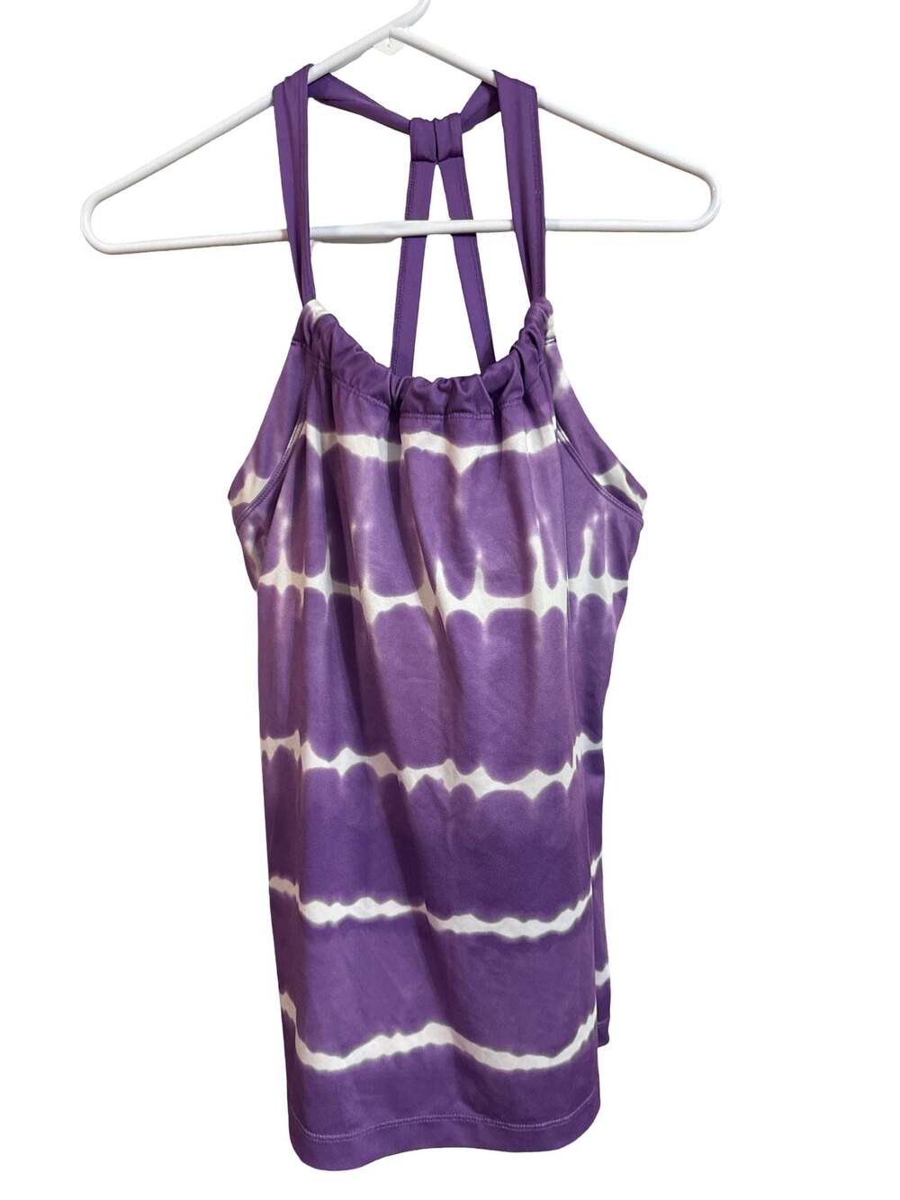Danskin Purple Tie Dye Racerback Tank Top